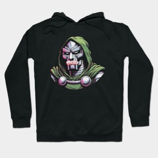 MF DOOM Mask and Logo Hoodie